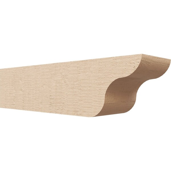 Ekena Millwork 6in. W x 6in. H x 24in. L Carmel Woodgrain TimberThane Rafter Tail, Primed Tan RFTUR06X06X24CARRCPR - main